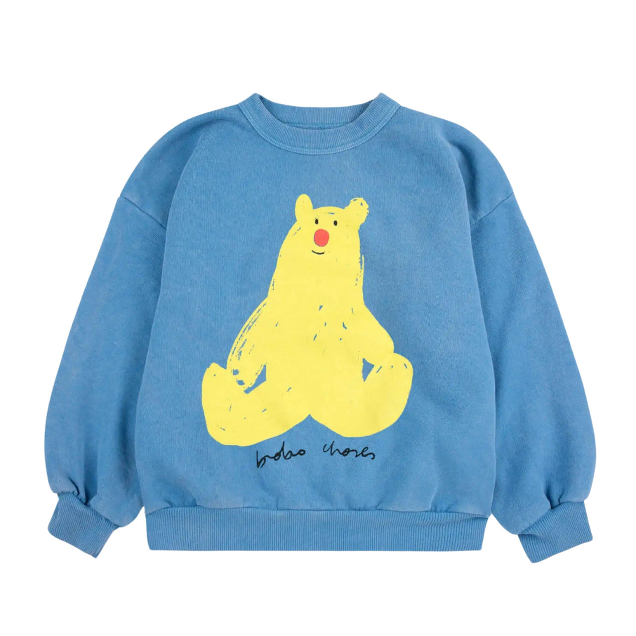 BLUZA HUG ME BEAR LIGHT BLUE BOBO CHOSES