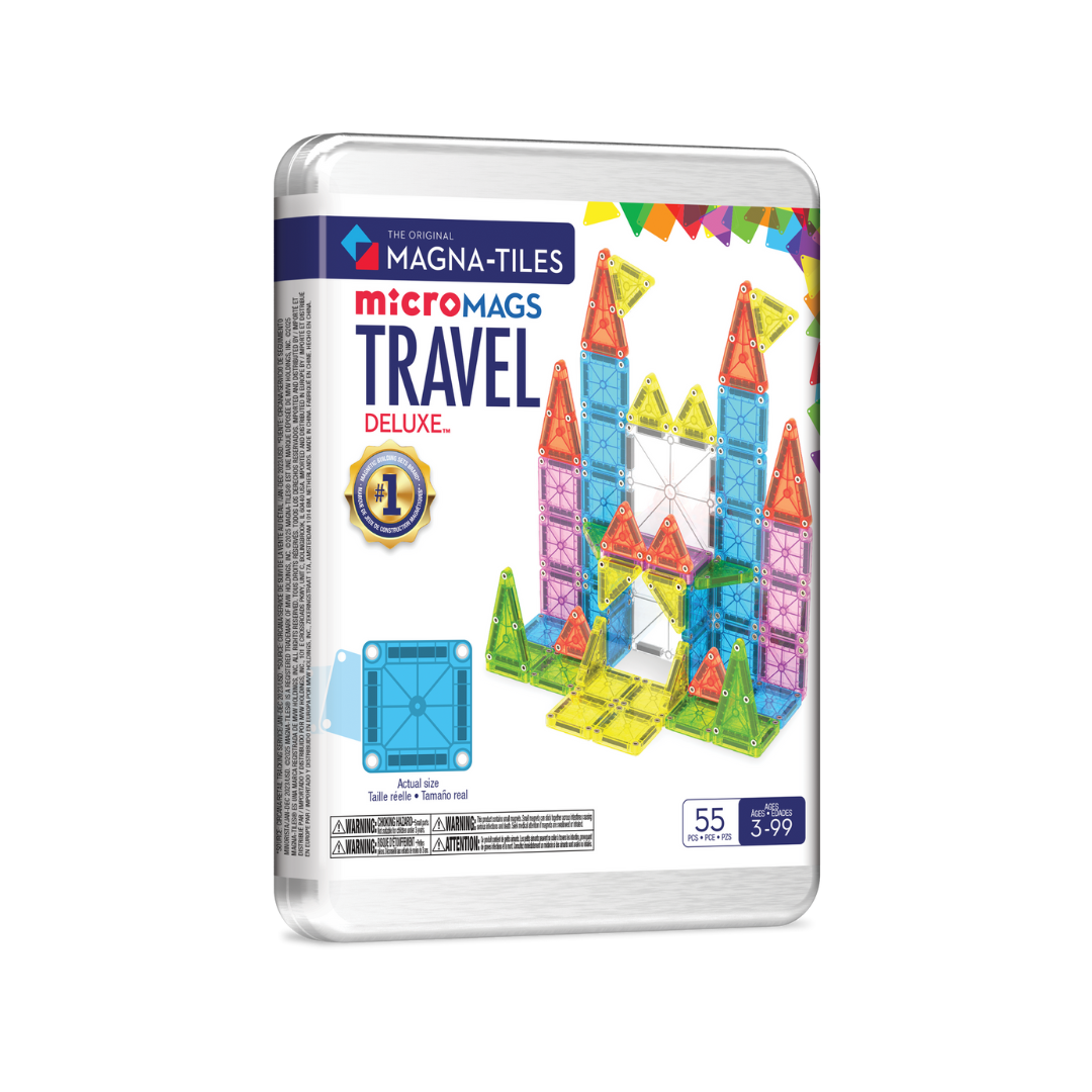 KLOCKI MAGNETYCZNE TRAVEL MICROMAGS 55 EL. MAGNA-TILES