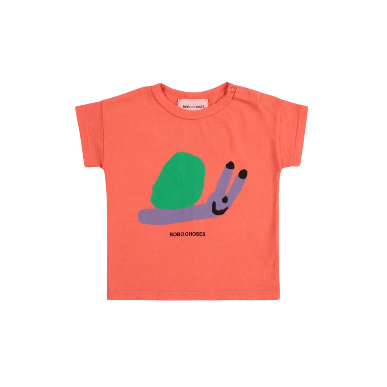 TSHIRT FUNNY SNAIL RED BOBO CHOSES