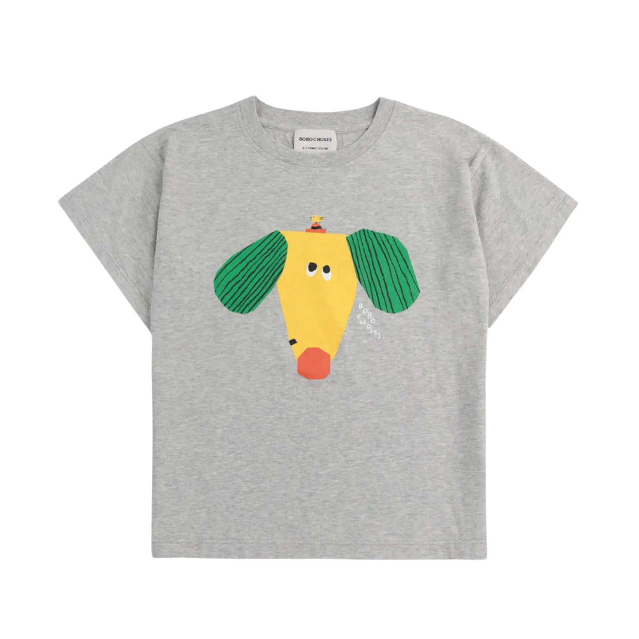 TSHIRT HAPPY DOG GREY BOBO CHOSES