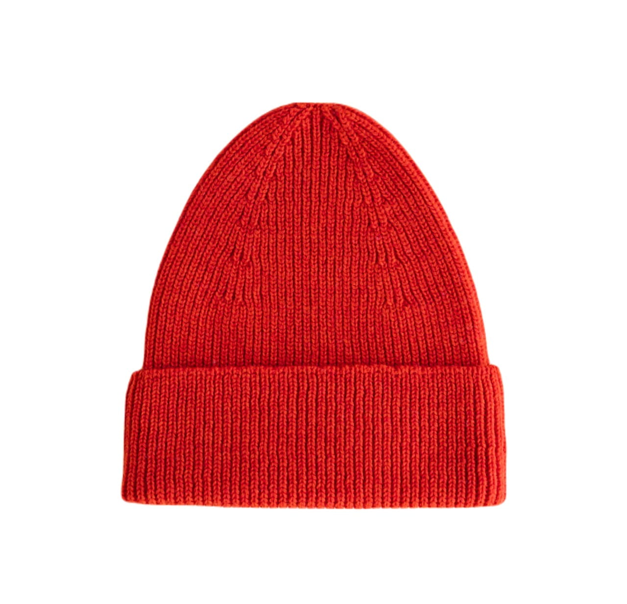 ADULT CZAPKA BEANIE FONZIE MERINO RED HVID