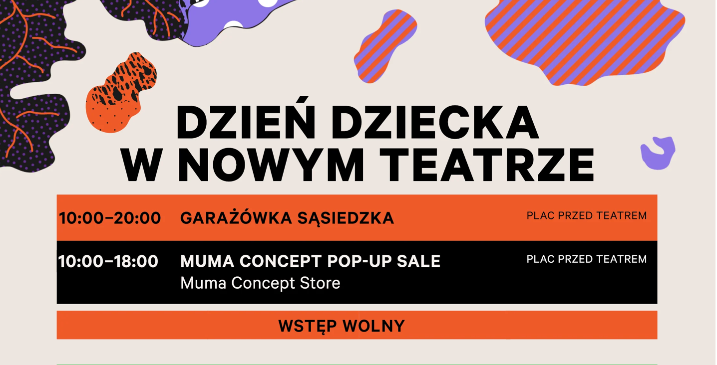 MUMA x NOWY TEATR - ZAPRASZAMY NA MUZYCZNY DZIEŃ DZIECKA 2026