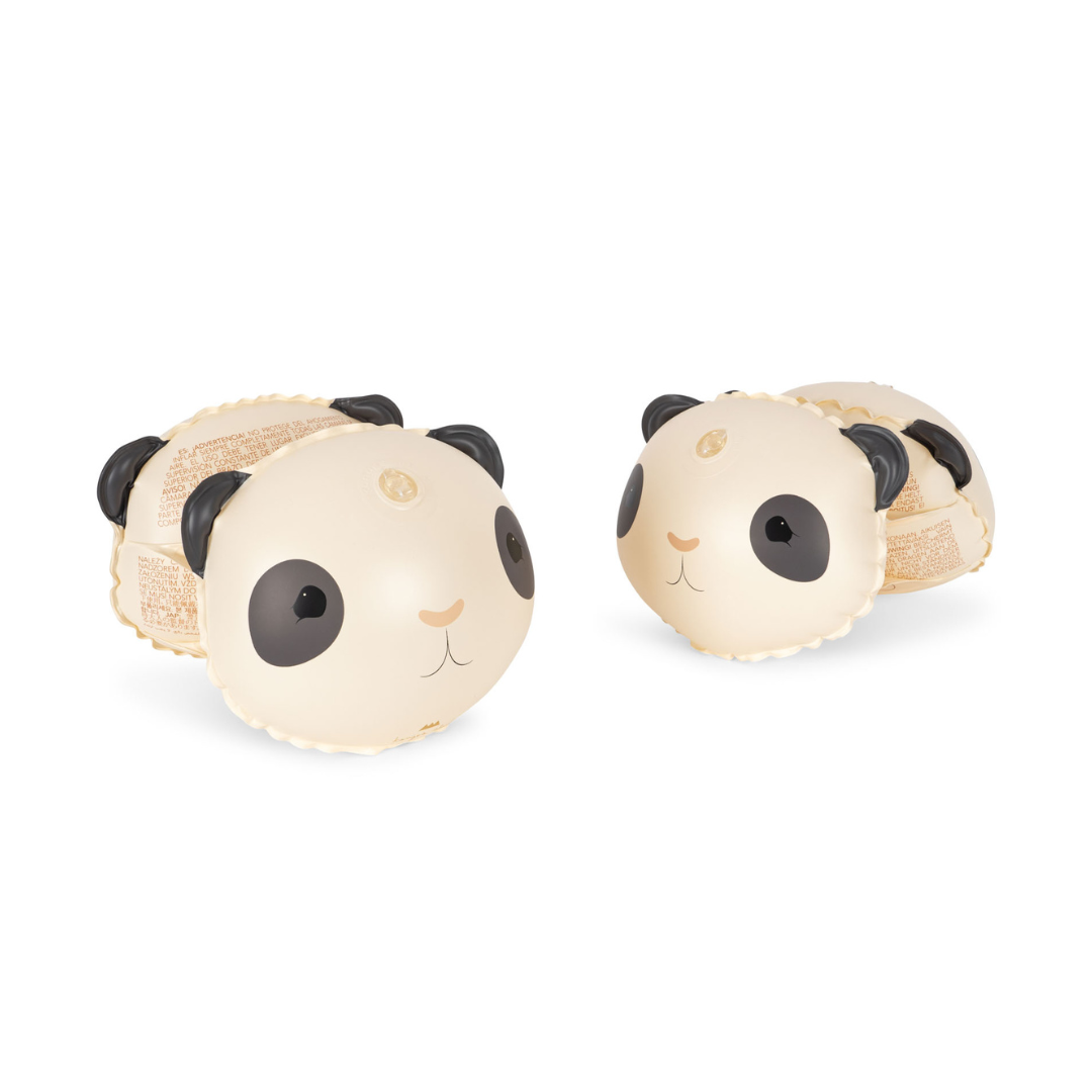 RĘKAWKI DO PŁYWANIA DLA DZIECI PANDA CREAM OFF WHITE KONGES SLOJD