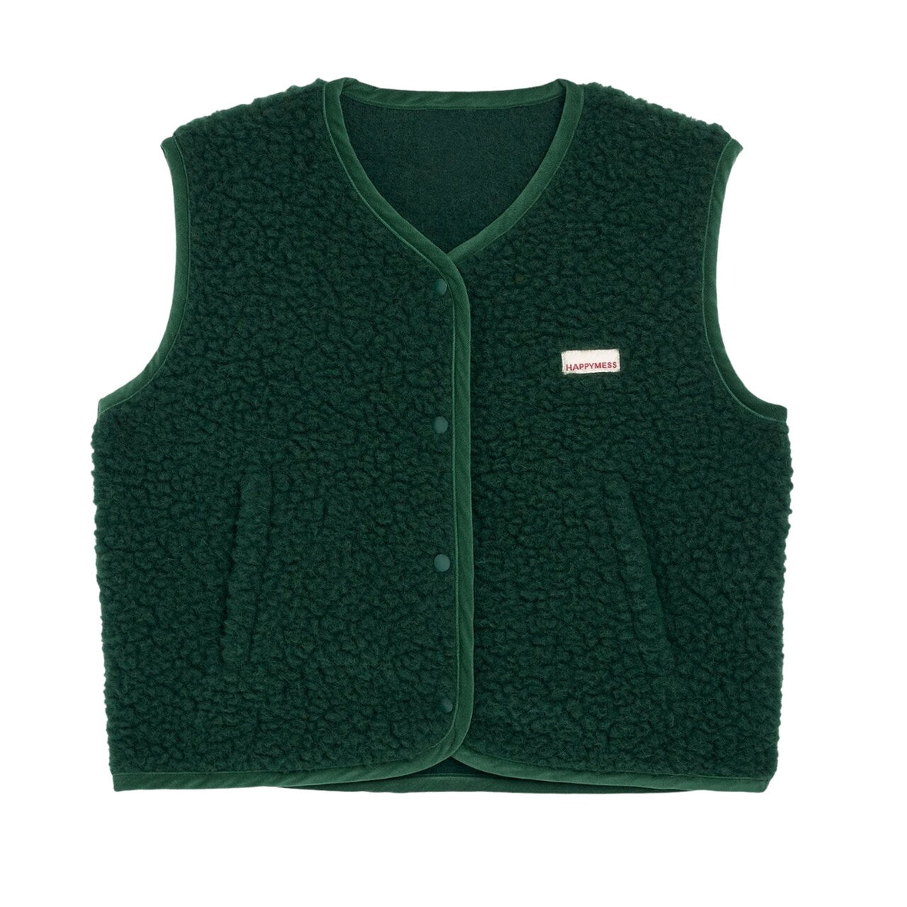 ADULT KAMIZELKA MERINO MOSS HAPPYMESS