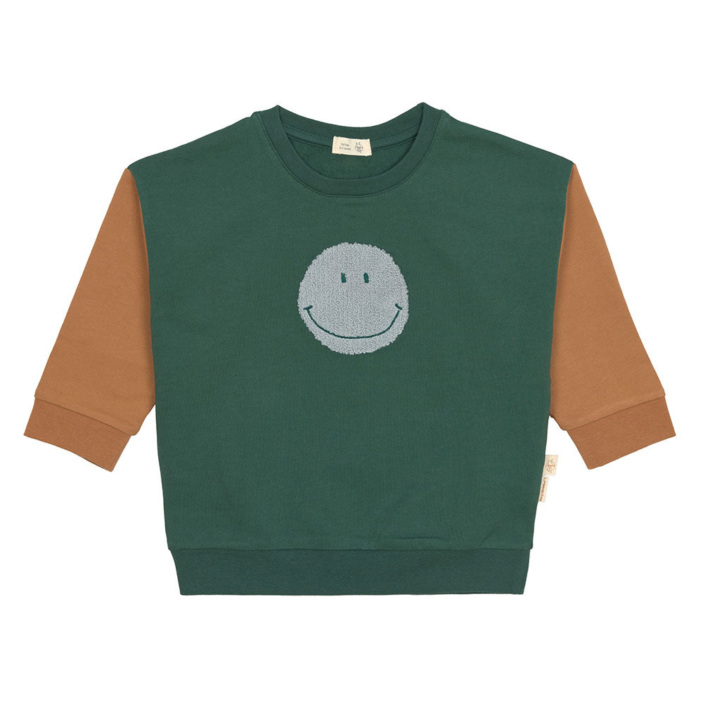 BLUZA SMILE DARK GREEN LASSIG