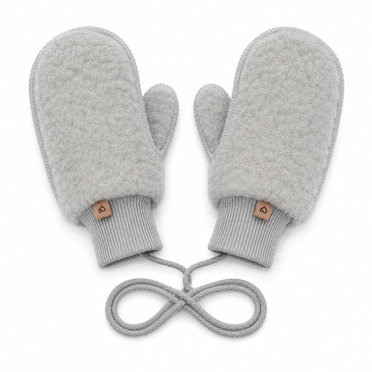 KIDS RĘKAWICZKI WEŁNA PREMIUM SIERRA GREY ZAFFIRO