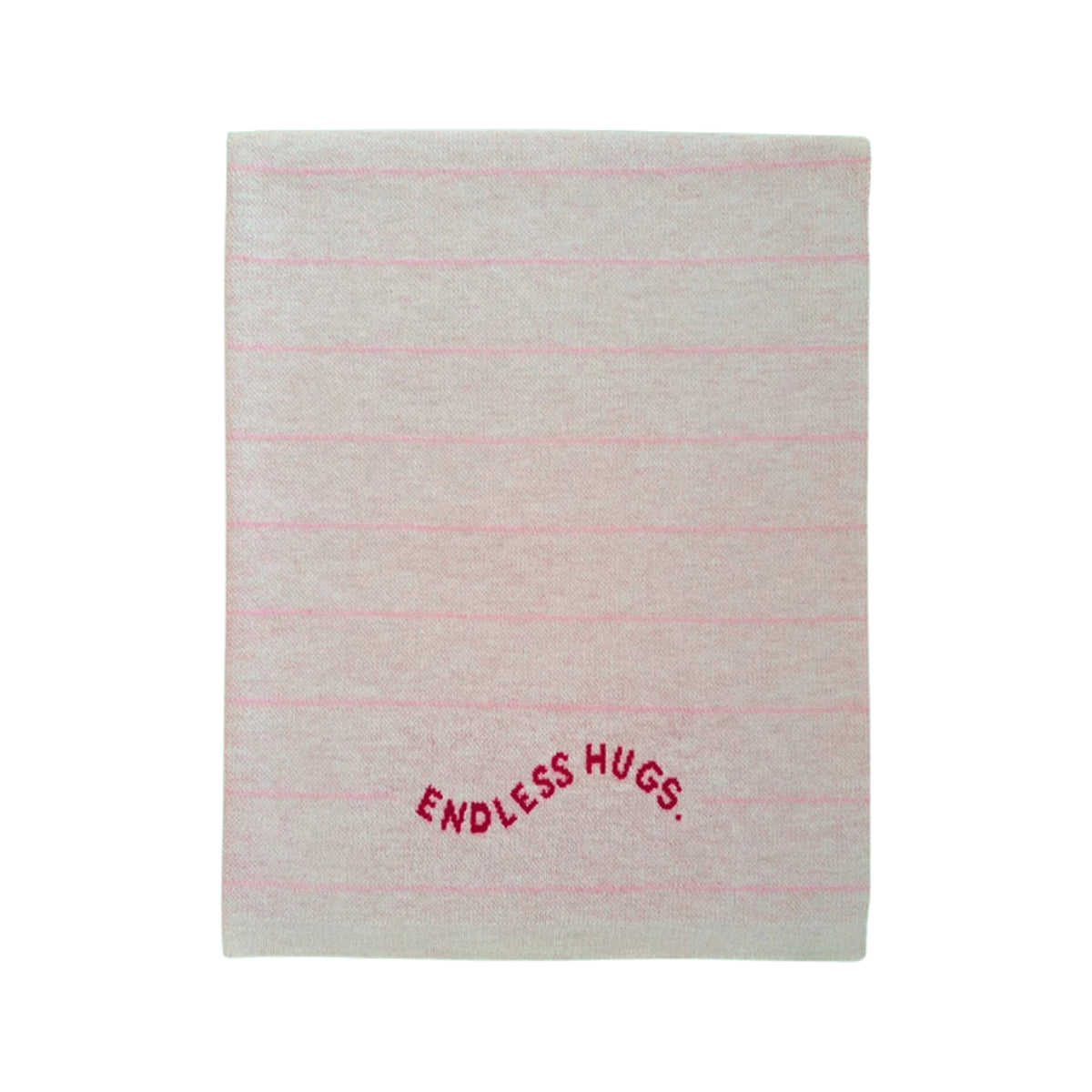 KOCYK WEŁNA MERINO STRIPES BUBBLE GUM ENDLESS HUGS