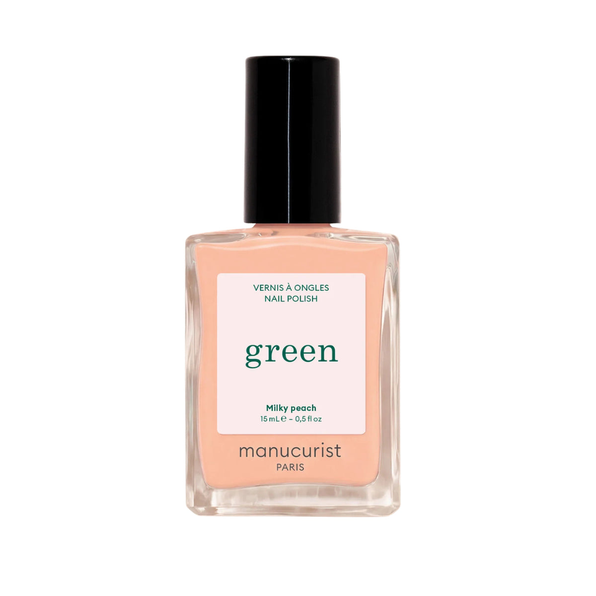 LAKIER DO PAZNOKCI GREEN MILKY PEACH MANUCURIST