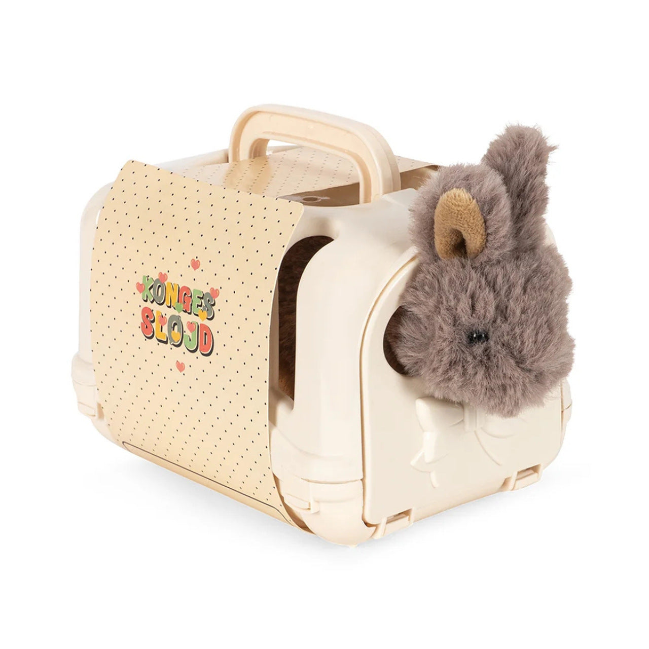 MASKOTKA Z DOMKIEM BUNNY TAKE CARE OF ME KONGES SLOJD