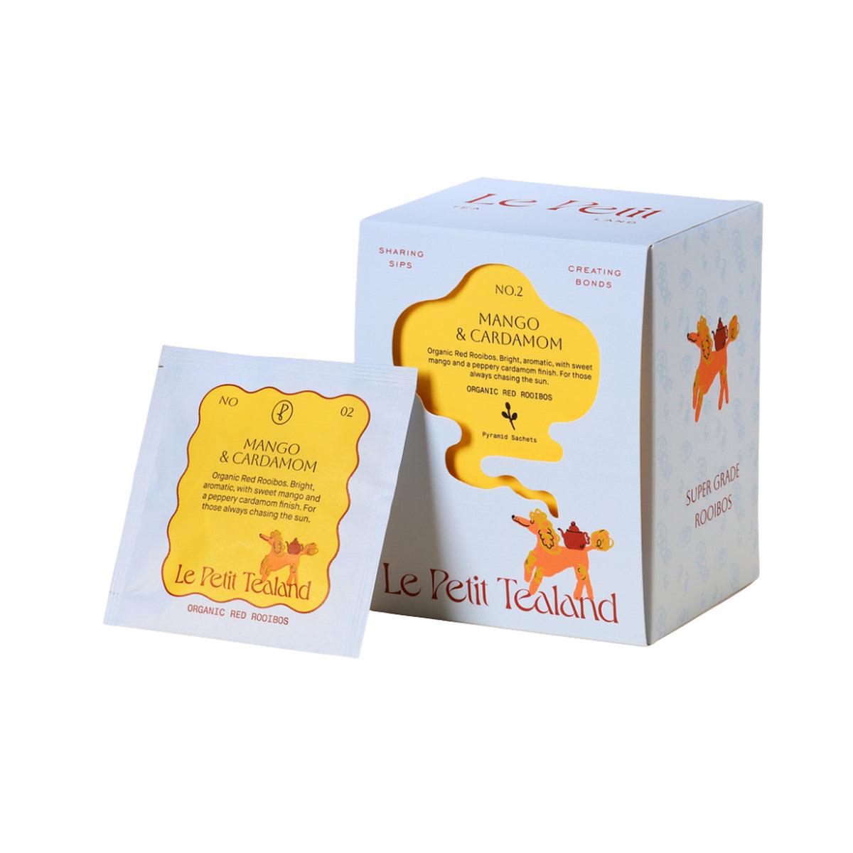 RODZINNY ROOIBOS HERBATA MANGO & CARDAMON LE PETIT TEALAND