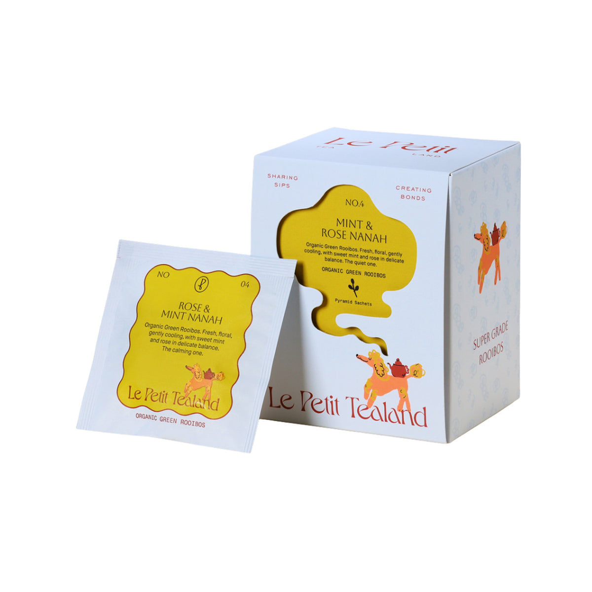 RODZINNY ROOIBOS HERBATA MINT & ROSE NANAH LE PETIT TEALAND