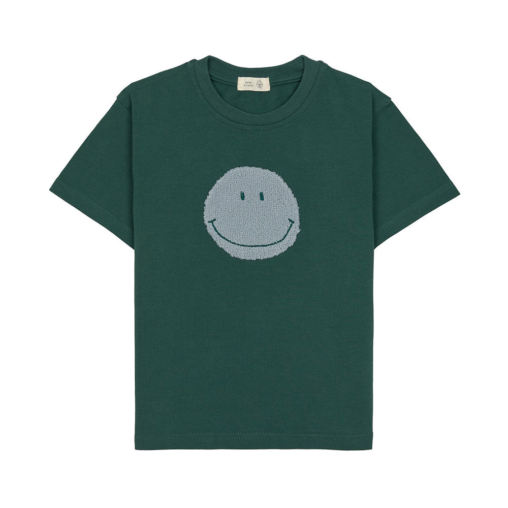 T-SHIRT JERSEY SMILE DARK GREEN LASSIG