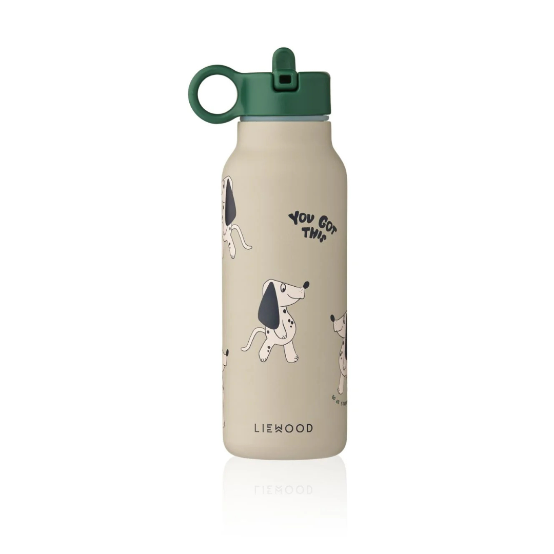 TERMICZNA BUTELKA NA WODĘ 350ML ZE STALI NIERDZEWNEJ FALK DAKOTA DOG/MIST LIEWOOD