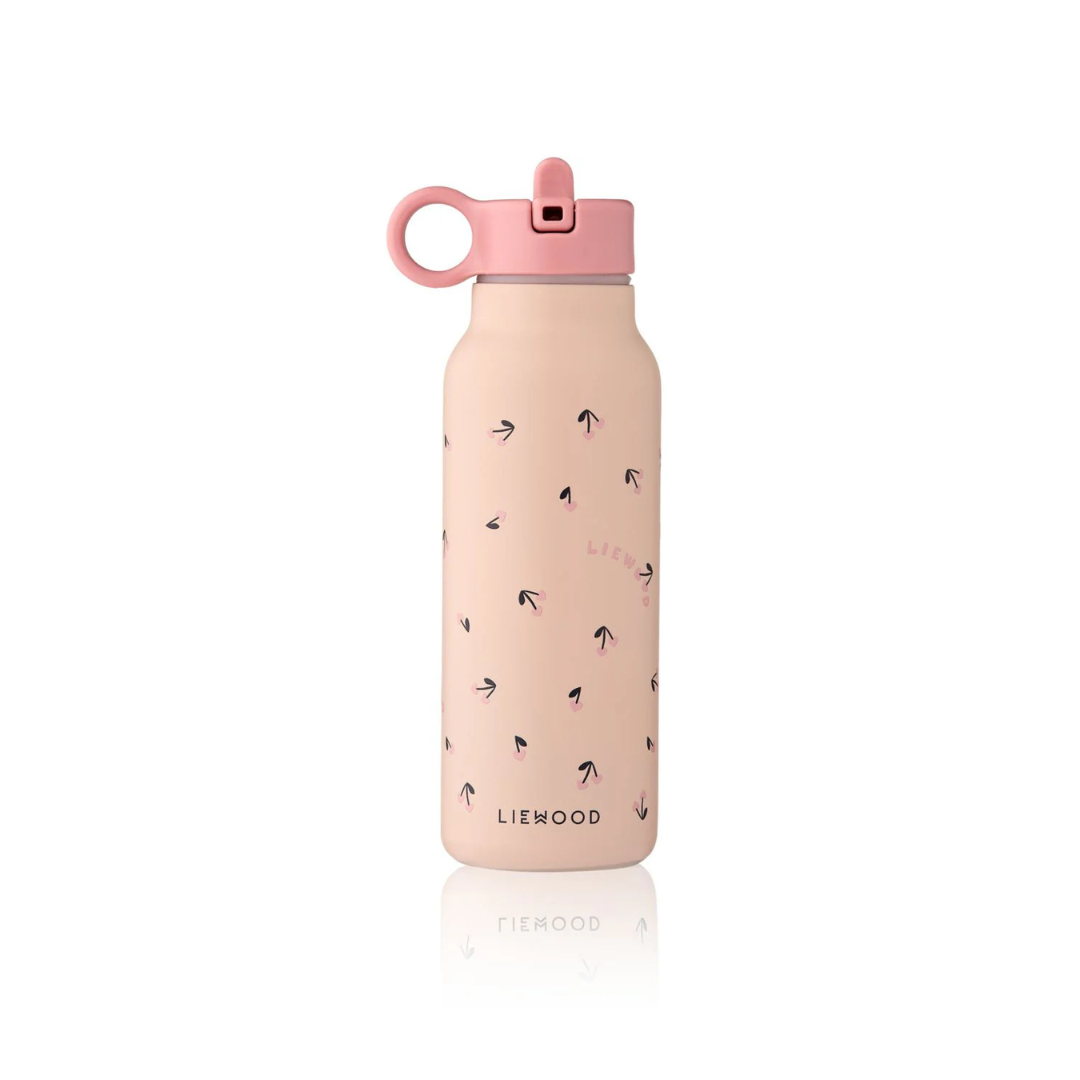 TERMICZNA BUTELKA NA WODĘ 350ML ZE STALI NIERDZEWNEJ FALK MINI CHERRY HEART / ROSEY LIEWOOD