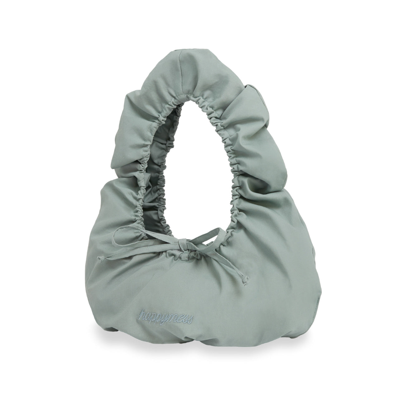 TOREBKA SCRUNCHIE DUSTY BLUE HAPPYMESS