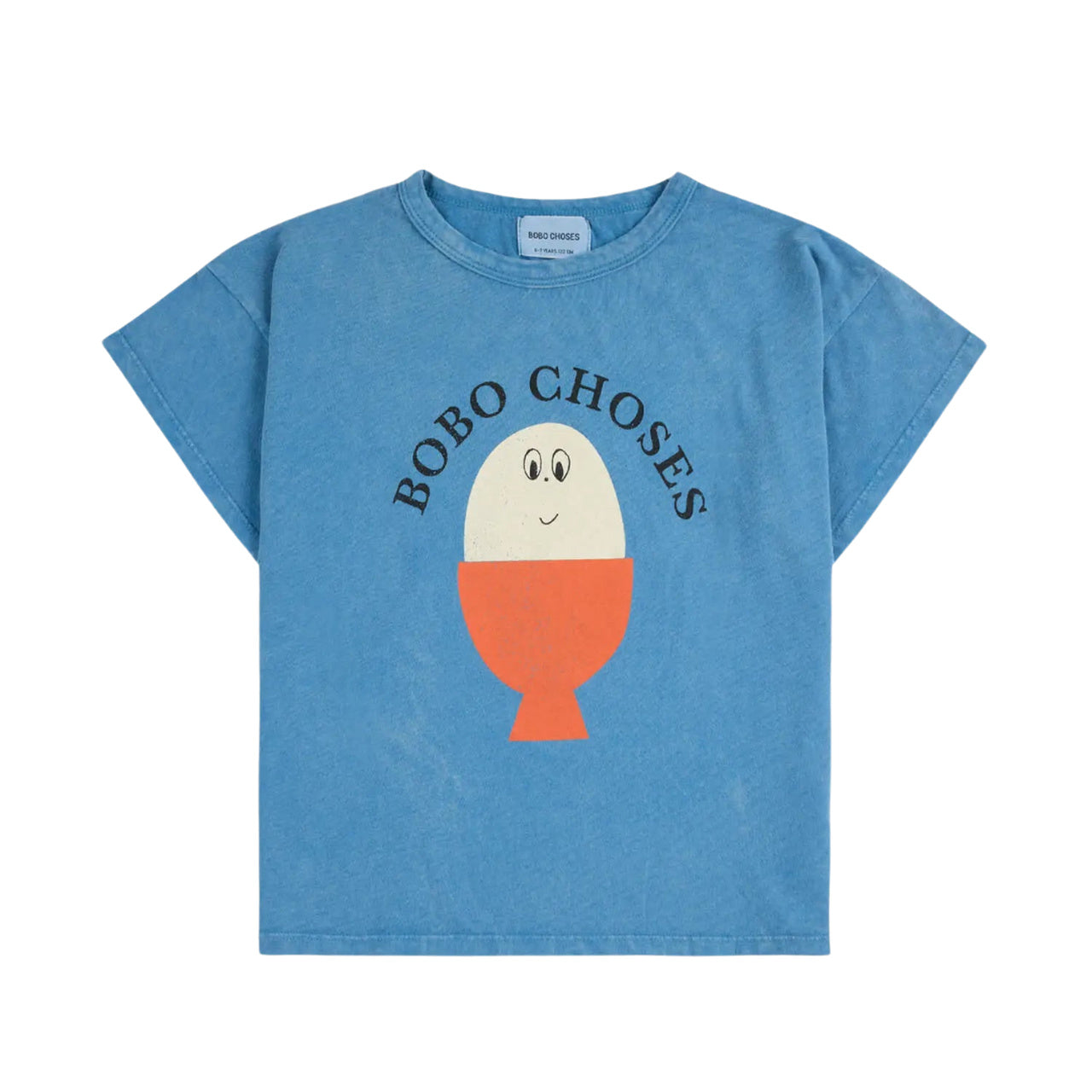 TSHIRT MORNING EGG LIGHT BLUE BOBO CHOSES