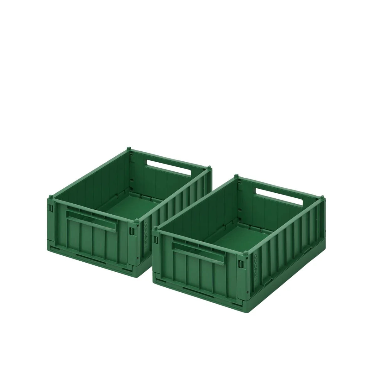 ZESTAW 2 SKRZYNEK SMALL DO PRZECHOWYWANIA WESTON GARDEN GREEN LIEWOOD