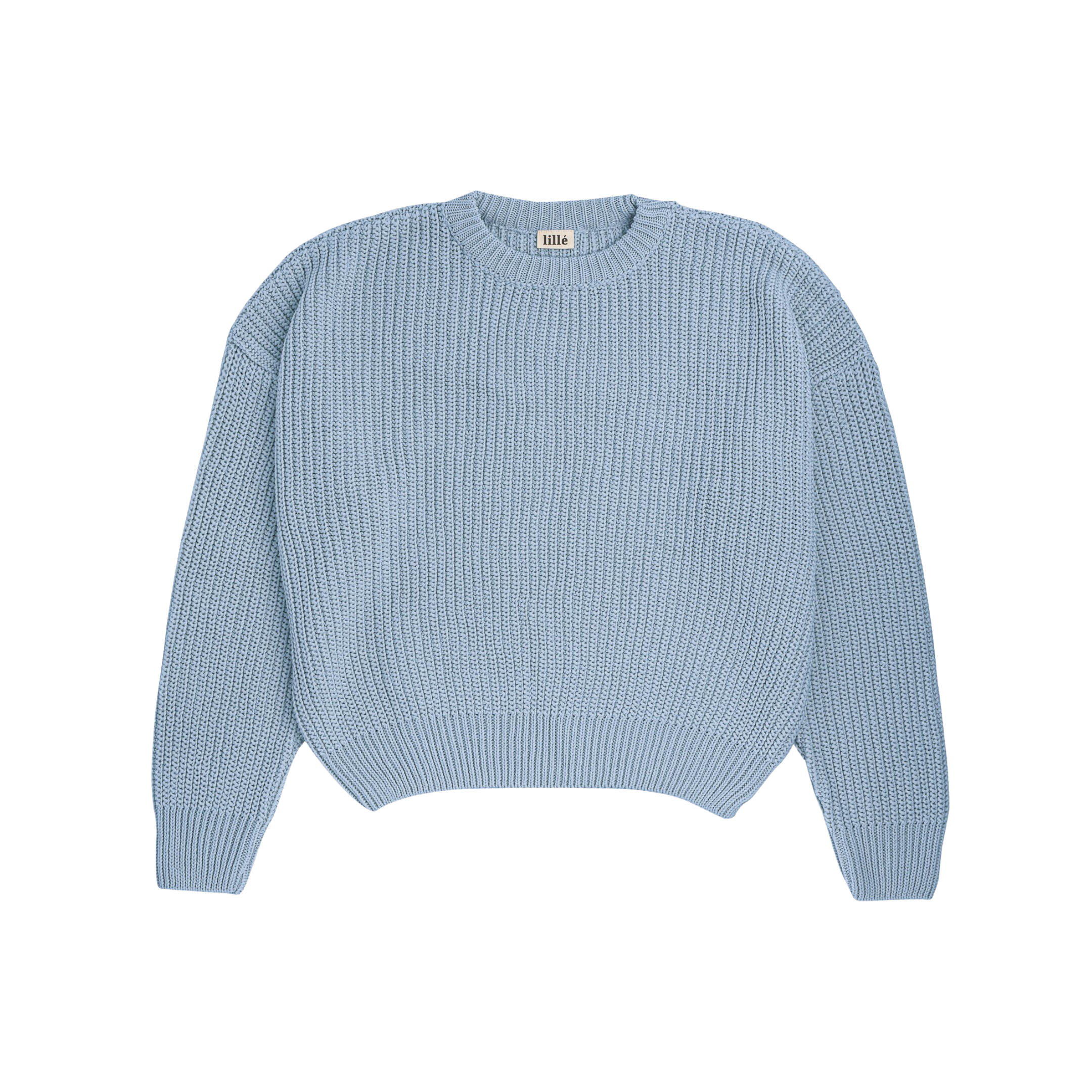 BAWEŁNIANY SWETER DAMSKI BABY BLUE LILLE