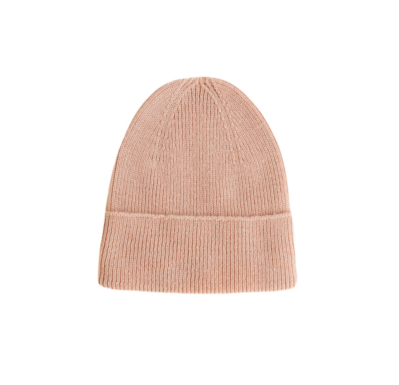 NEWBORN CZAPKA BEANIE FONZIE MERINO ROSE HVID