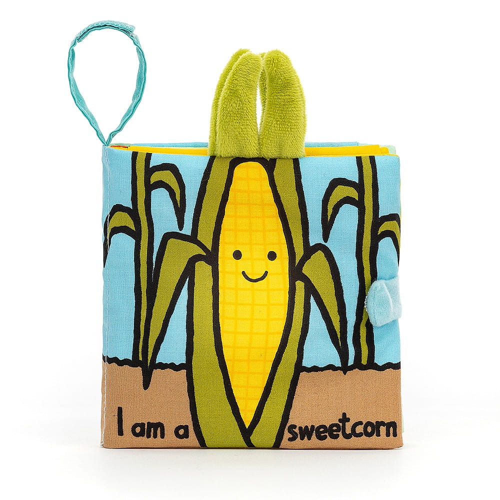 MATERIAŁOWA KSIĄŻECZKA SENSORYCZNA SWEETCORN JELLYCAT