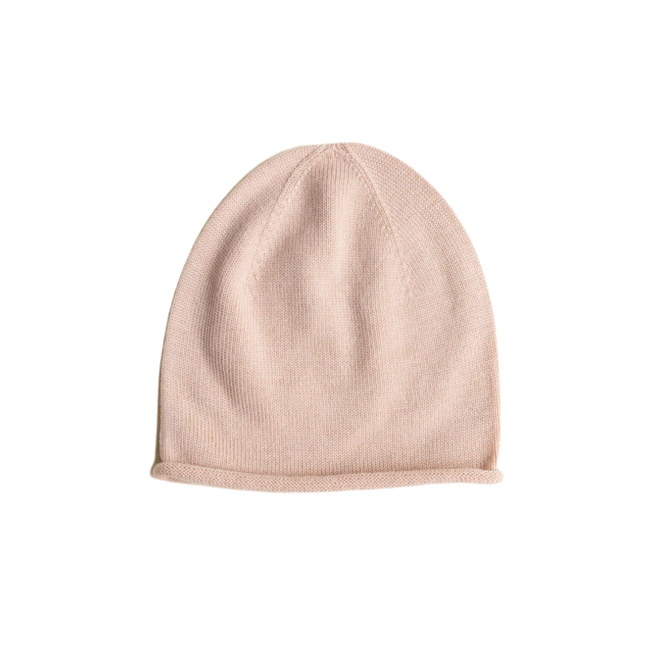 CZAPECZKA BEANIE EFA Z WEŁNY MERINO APRICOT HVID