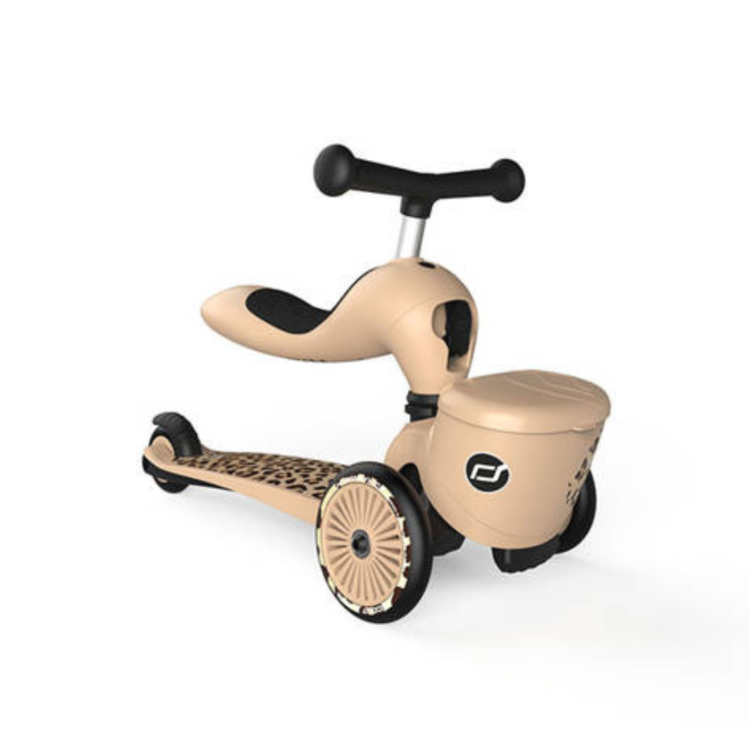 HULAJNOGA LEOPARD HIGHWAYKICK 1 LIFESTYLE 2w1 Z ZAMYKANYM SCHOWKIEM SCOOT&RIDE